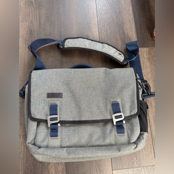 Gray and Blue Men's Timbuk2 Messenger Bag